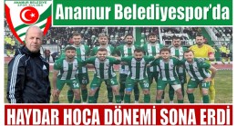 Anamur Belediyespor Haydar Hoca ile Yollarını Ayırdı