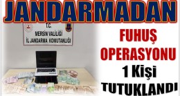 JANDARMADAN FUHUŞ OPERASYONU ; Gözaltına Alınan 6 Şüpheliden 1’i Tutuklandı