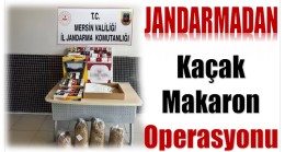 Jandarma’dan Kaçak Makaron Operasyonu