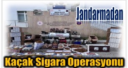 Jandarmadan Kaçak Sigara Operasyonu