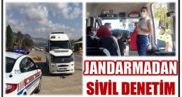 Jandarmadan Toplu Taşıma Araçlarına Sivil Denetim