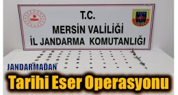 JANDARMA ; 3 Heykel,1 Kolye Ucu, 1 Yüzük ve 54  Sikke Ele Geçirdi