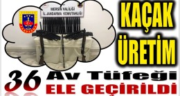 Jandarmadan Kaçak Üretim Av Tüfeği Satışına Operasyon