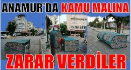 VANDALLAR,ÇÖP KONTEYNERLERİNE ZARAR VERDİLER