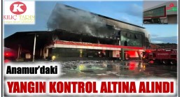 Anamur’da Yangın Kontrol Altına Alındı. Soğutma Çalışmaları Devam Ediyor