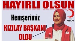 Hemşerimiz YILMAZ , KIZILAY BAŞKANI OLDU