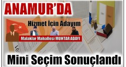 Anamur’da Mini Seçim Sonucu Belli Oldu