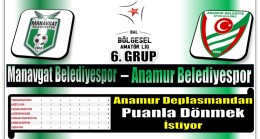 Anamur Belediyespor Manavgat Deplasmanında Puan Arayacak