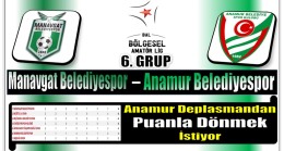 Anamur Belediyespor Manavgat Deplasmanında Puan Arayacak