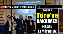 Başkan TÜRE’ye ” HAKKIMIZI HELAL ETMİYORUZ “