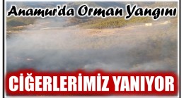 Anamur’da Orman Yangını