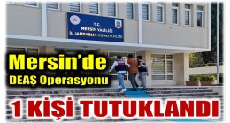 Mersin’de DEAŞ Operasyonu ; 1 Kişi Tutuklandı