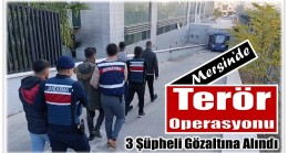 Mersin’de Terör Operasyonu ; 3 Şüpheliden 2’si Tutuklandı