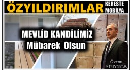 ÖZYILDIRIMLAR MOBİLYA’DAN MEVLİD KANDİLİ MESAJI