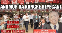 MHP ANAMUR’DA BAŞKAN GÜBBÜK GÜVEN TAZELEDİ