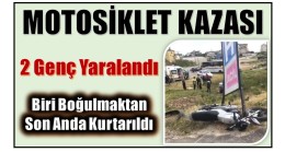 Anamur’da Motor Kazası : 2 Genç Yaralandı