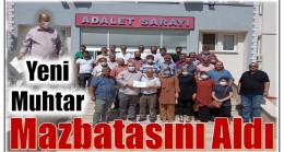Mustafa DAĞ , Mazbatasını Aldı