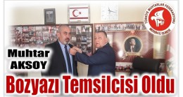 Gözce Muhtarı AKSOY, TÜRKİYE Muhtarlar Federasyonu Bozyazı Temsilcisi Oldu