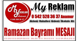MY REKLAM , Ramazan Bayramı Mesajı