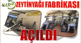 NAR ZEYTİNYAĞI FABRİKASI AÇILDI