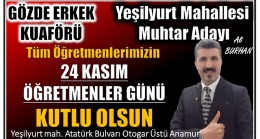 Gözde Erkek Kuaföründen Öğretmenler Günü Mesajı