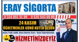 ERAY SİGORTA’DAN ÖĞRETMENLER GÜNÜ MESAJI