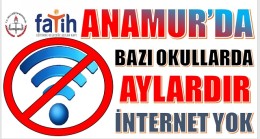 Anamur’da Bazı Okullarda Aylardır İnternet Yok