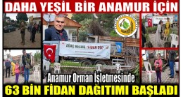 Anamur Orman İşletmesinden Vatandaşlara , Gelir Getirici Fidan Dağıtımı