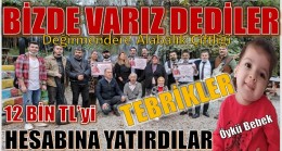 ” DEĞİRMENDERE ALABALIK ÇİFTLİĞİ ” ÖYKÜ BEBEK İÇİN ” Bizde Varız” Dedi