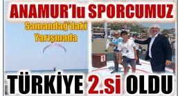Anamur’lu Hemşerimiz TÜRKİYE 2.si Oldu