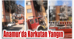 Anamur’da Daire Yangını