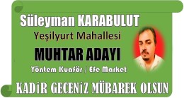 Kadir Geceniz Mübarek Olsun
