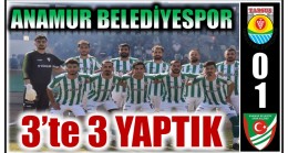 Anamur Belediyespor 3’te 3 Yaptı