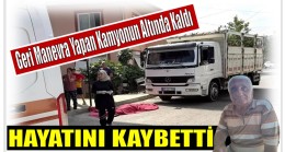 Geri Manevra Yapan Kamyonun Altında Kaldı ; Hayatını Kaybetti