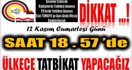 ” KORKMAYIN & PANİK YAPMAYIN ” TÜM TÜRKİYE’DE TATBİKAT YAPILACAK