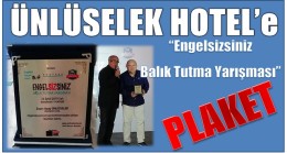 Anamur ÜNLÜSELEK HOTEL’e Plaket