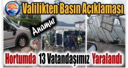 Vali PEHLİVAN’dan ; Anamur’da Yaşanan Hortum Felaketi  ile İlgili Basın Açıklaması