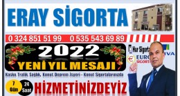 ERAY SİGORTA’dan Yeni Yıl Mesajı