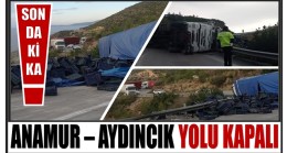 DİKKAT ! ANAMUR – AYDINCIK YOLU KAPALI