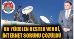 Ali YÜCELEN Destek Verdi, Okulun İnternet Sorunu Çözüldü