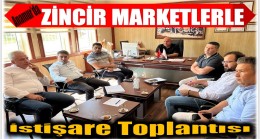 Anamur’da Zincir Marketlerin  Yetkilileri ile İstişare Toplantısı