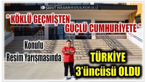 Anamur’lu Öğrenci TÜRKİYE 3’üncüsü Oldu