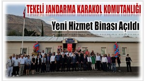 Tekeli Jandarma Karakol Komutanlığının Yeni Binası Hizmete Açıldı