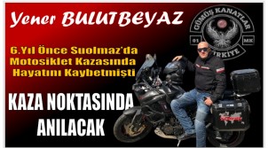 6 Yıl Önce Motor Kazasında Hayatını Kaybetmişti. Arkadaşları Kaza Yerinde Anacak