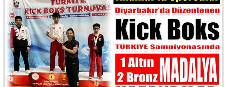 Anamur’lu Sporculardan Büyük Başarı ; 1 Altın 2 Bronz Madalya Kazandılar
