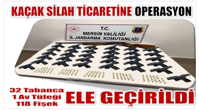 Jandarmadan Kaçak Silah Ticareti Operasyonu