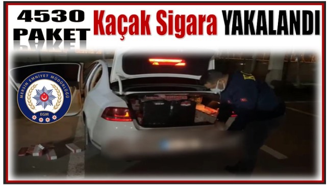 4530 Paket Kaçak Sigara Yakalandı