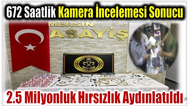 672 Saatlik Kamera Görüntüsü Saniye Saniye İncelendi ! Hırsız Kıskıvrak Yakalandı