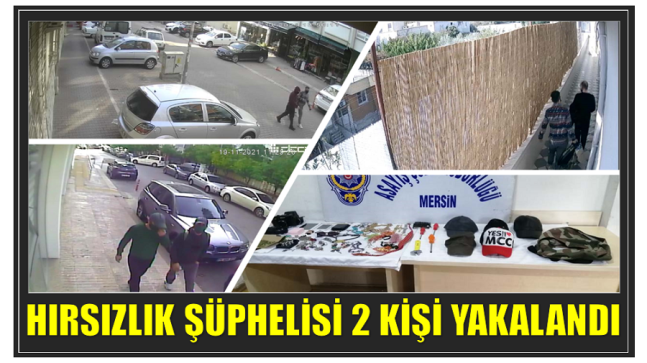 7 Farklı Evden Hırsızlık Yaptığı Belirlenen Şüpheli 2 Şahıs Yakalandı