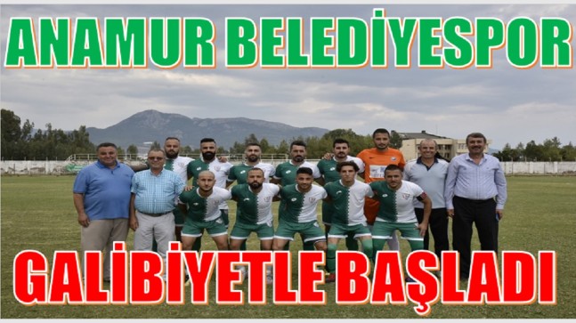 Anamur Belediyespor Galibiyetle Başladı